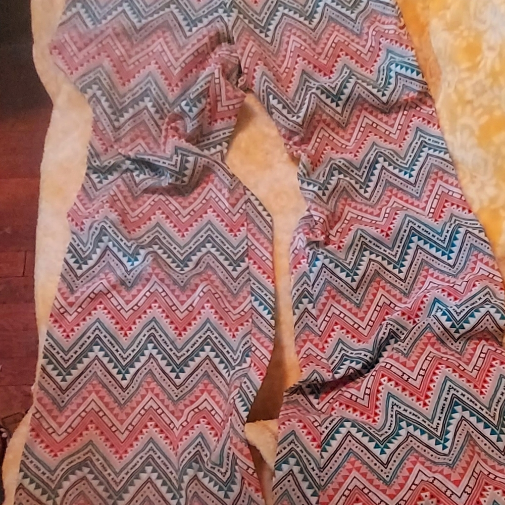 A. Byer Multicolor Chevron Pants